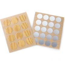 Caja de: 1000 Uds. Tapon Tllo Adhes. D-13Mm Nogal