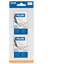 Blíster 2 cajas 10 tizas blancas Milan