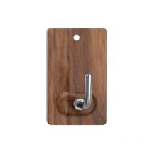 Blister mit 2 selbstklebenden Kleiderbügeln. Metall Holz 41x25mm 2040-9+ Inofix