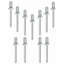 Blister 25 pz rivetti a strappo rivetto alluminio testa bombata Ød 6x10 l(mm)