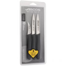 FP - Set de couteaux Mondadores Arcos Nova 189500 acier inoxydable Nitrum et mango Polypropylène noir 6 pièces sous blister.