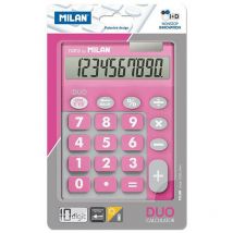Blister Calculatrice Duo 10 Numeros Rose, Grandes Touches Milan
