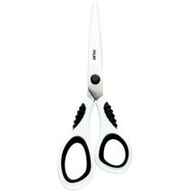 Blister ciseaux bureau blanc 20,5cm Milan