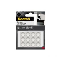 Blister de 12 transparents sp91a59 scotch 7100309740 12 pare-chocs transparents de 13mm de diamètre