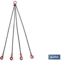 Chaîne Poulpe 8mm. Go80 4rx6m