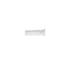BLISTER 8 TACO BLANCO PLASTICO ESTRIADO 10mm