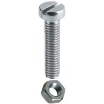 Blister 6 Vis Avec Écrous 5x40mm Din 84