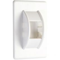 Rollladenrollengehäuse Kunststoff, Weiß, Blister Cambesa 9676