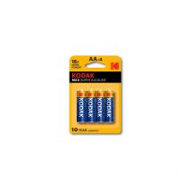 Blisterpackung Batterien Kodak alkaline max aa lr6 1,5v - Blister Blisterpackung 4 Batterien