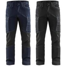 Jeans de trabajo Blaklader 1459 Service Stretch Denim - 46 (eu) - Azul marino
