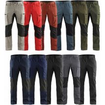 Blaklader - Pantalones de trabajo 1459 Service Stretch - 46 (eu) - Negro