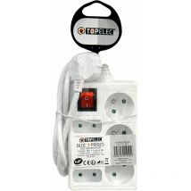 KB8 - Bloc 7 prises avec interrupteur 3 prises 16 a et 4 prises 6A