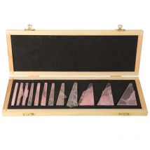 Bloc d'angle en acier au manganèse, outil de mesure de tour de machiniste de haute précision, 12 pièces