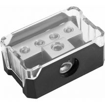 Aougo - Bloc de Distribution,Fydun Distribution Audio Audio de Bloc d'alimentation de Voiture Distribution 1 0GA dans Le diviseur de Bloc de 4 4GA