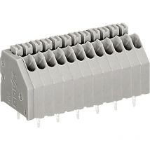 Bornier à ressort Wago 250-1404 0.50 mm² Nombre de pôles 4 gris 1 pc(s) D57794