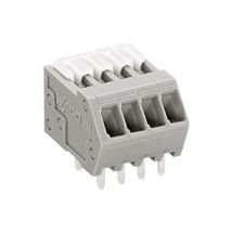 Bornier à ressort WAGO 218-104 0.50 mm² Nombre de pôles 4 gris 1 pc(s) D57985