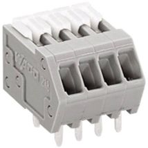 Bornier à ressort Wago 218-504 0.50 mm² Nombre de pôles 4 gris 1 pc(s) D57995