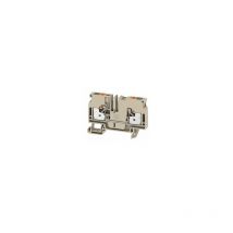 Bloc de jonction de passage - a2c - push in - 6 mm2 - 800v - 41a - beige foncé Weidmuller 1992110000