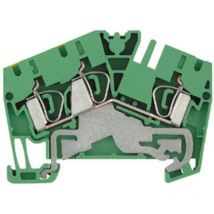 Bloc de jonction - a ressort - 4 mm2 - vert Weidmuller 1770390000 - Vert / Jaune