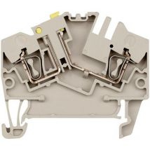 Weidmuller - Bloc de jonction de test sectionnable Weidmüller ztr 2.5-2 1779010000-1 beige 1 pc(s) D13958