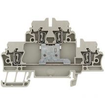 Weidmuller - Bloc de jonction double étage Weidmüller zdk 2.5V 1689990000-1 beige 1 pc(s) D15632