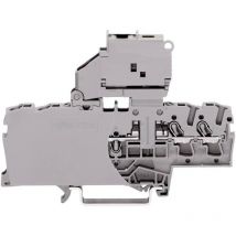 Bloc de jonction à fusibles Wago 2002-1811 6.20 mm ressort de traction Affectation: l gris 1 pc(s)