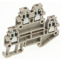 Bloc de jonction rail din Weidmuller wdk, 1.5mm², a visser, Beige foncé ( Prix pour Paquet de 5 )