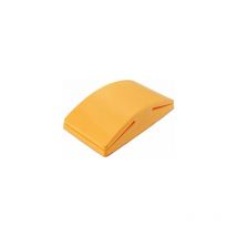 Bloc de ponçage en caoutchouc de 12,7 cm avec support de papier abrasif