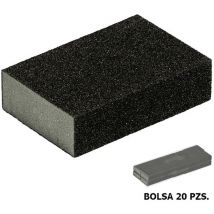 Bloc de papier abrasif à grain fin (sac de 20 pièces)