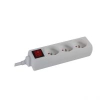 Perel - bloc multiprise, 3 prises avec interrupteur EB3S