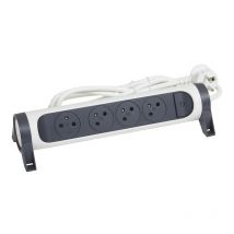 Legrand - rallonge multiprise confort bloc de prises rotatif 5x2p+t cordon 3 metres