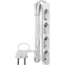 GAO - Multiprise x4 0257 blanc