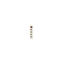Bloc multiprises de 4 Interrupteur et câble 1,5m Couleur Noir