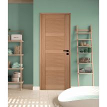 Bloc Porte 4 Panneaux Cetus Bois Chêne Européen 2040 X 830 Droite
