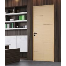 Lynporte - Bloc Porte Bois Isoplane Antlia1 730 Droit Plaqué Frêne Blanc Européen