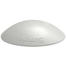 Butoir et butée de porte – Tampon élastique Ø50mm – Blanc – Matières, Forme, Mode de fixation, Quantité par pack, Finition métal