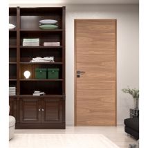 Bloc porte isoplane INDUS bois noyer 2040 x 730 gauche