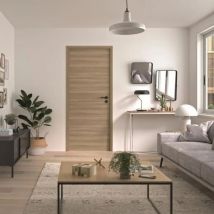 Optimum - Bloc Porte Revetement Spécial barbade - h 204 x 73 x 4 cm, Serrure magnétique, Installation facile