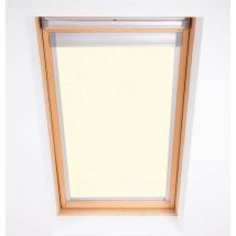2 (55/98) Fakro oscurante per finestre, colore: bianco crema, pvc, 110x15x7 cm - Bloc Skylight Blind