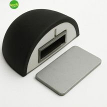 Bloccaporta in resina gie magnetico 53x32mm nero