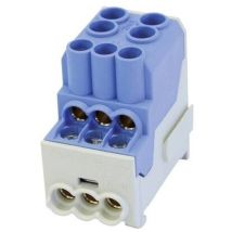 Horaetec 080010-1-4 Blocchetto Di Distribuzione Blu 1 Polo