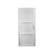 Gd Menuiseries - Blocco porta in tessuto bianco Korya largo 73 mm a sinistra a spinta