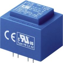 Block AVB 2,3/2/9 Transformateur pour circuits imprimés 2 x 115 V 2 x 9 V/AC 2.30 VA 127 mA