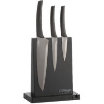 Block mit 3 edelstahlmessern Jean Dubost 18531