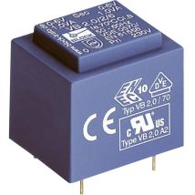 Vb 0,35/1/6 Trasformatore Per Pcb 1 X 230 V 1 X 6 V/ac 0.35 Va 58 Ma - Block