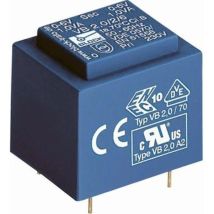 Trasformatore BLOCK 1 VA 230 V 9 V/AC 111 mA – Altezza 21.8 mm – C-UL-US, ENEC 10 (VDE)