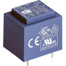 Block - vb 1,5/2/15 Transformateur pour circuits imprimés 1 x 230 v 2 x 15 v/ac 1.50 va 100 mA