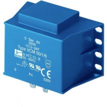 Vcm 36/1/12 Transformateur pour circuits imprimés 1 x 230 v 1 x 12 v/ac 36 va 3 a - Block