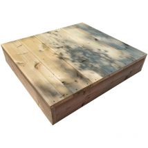 Blockstufen Holz modulierbar-6 Bretter B160cm H17cm