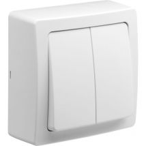 Blok double va et vient blanc - 746801 - Debflex